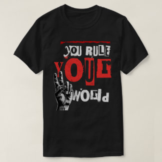 世界を支配するディープデザインTシャツ Tシャツ