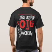 世界を支配するディープデザインTシャツ Tシャツ (裏面)
