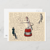 世界を支配する女性 ポストカード (正面/裏面)