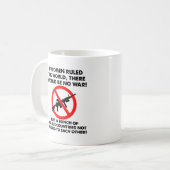 世界を支配する女性 楽しいマグカップ コーヒーマグカップ (正面左)