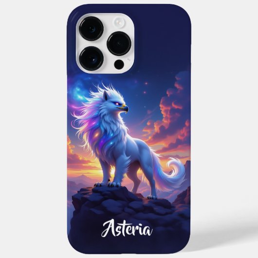 世界を支配する神話の白いグリフォン Case-Mate iPhoneケース (裏面)