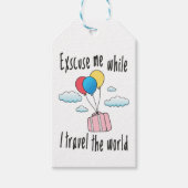 世界を旅している間に申し訳ない ギフトタグ (正面)