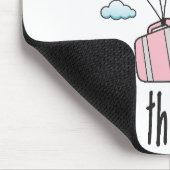 世界を旅している間に申し訳ない マウスパッド (コーナー)