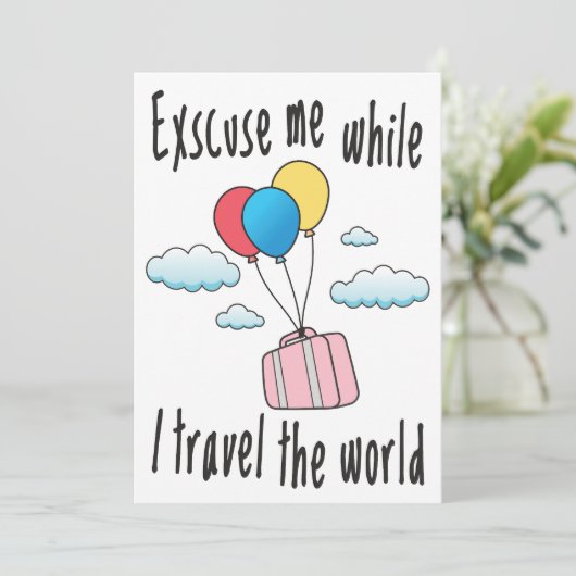 世界を旅している間は失礼します 招待状 (スタンド正面)