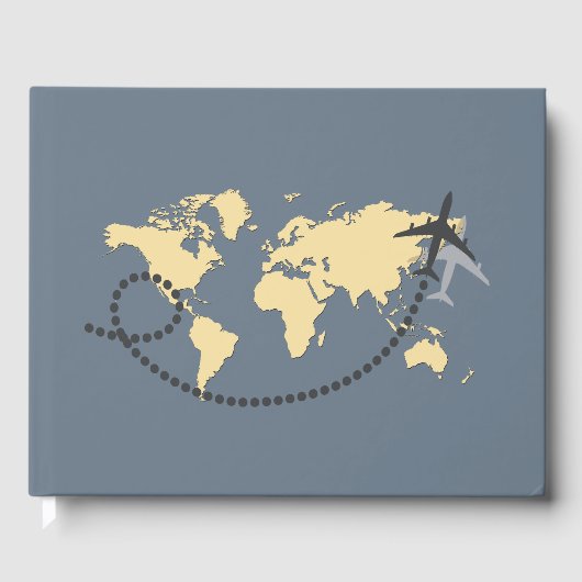 世界を旅しようイラストレーション ゲストブック (正面)