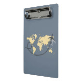 世界を旅しようイラストレーション ミニクリップボード (アングル2)