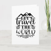 世界を旅しよう カード (正面)