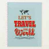 世界を旅しよう プランナー手帳 (正面)