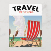 世界を旅しよう ポストカード (正面)