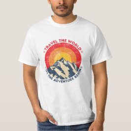 世界を旅しよう 冒険の始まり 世界旅行 Tシャツ