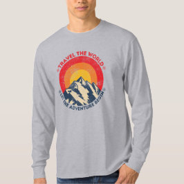 世界を旅しよう 冒険の始まり 旅行 Tシャツ