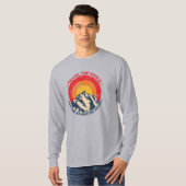 世界を旅しよう 冒険の始まり 旅行 Tシャツ (正面フル)