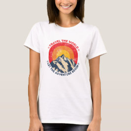 世界を旅しよう 冒険の始まり 旅行 Tシャツ