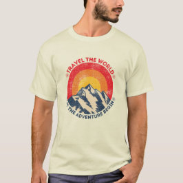 世界を旅しよう 冒険の始まり 旅行 Tシャツ