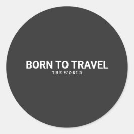 世界を旅するために生まれてきた ラウンドシール