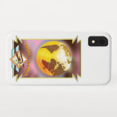 世界を旅するゴールデングローブ Case-Mate iPhoneケース (裏面(横))