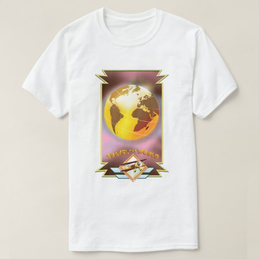 世界を旅するゴールデングローブ Tシャツ (デザイン正面)