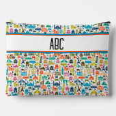 世界を旅するテーマモノグラム アクセサリーポーチ (正面)