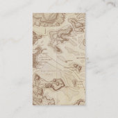 世界を旅するベイビーシャワーの地図 エンクロージャーカード (裏面)