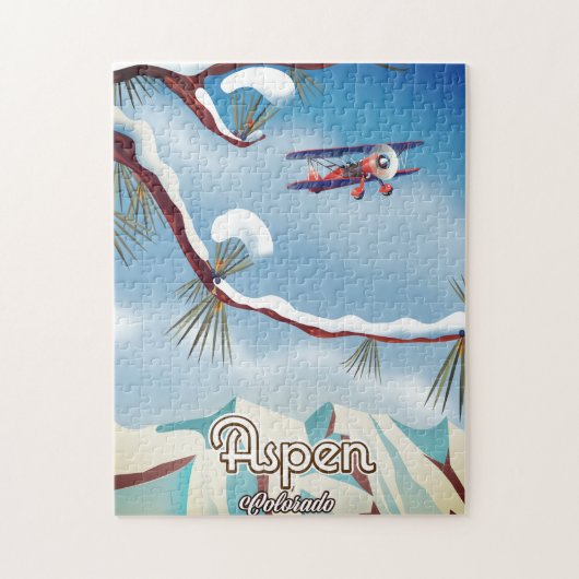 世界を旅するヴィンテージスタイル旅行ポスター ジグソーパズル (縦)