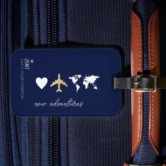 『世界を旅する愛』の新しい冒険 ラゲッジタグ (正面インサイチュ4)