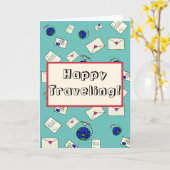 世界を旅する郵便 カード (黄色い花)