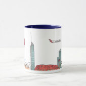 世界を旅する – オーストラリアのマグカップ マグカップ (中央)