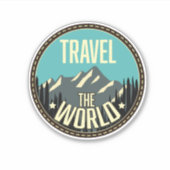 世界を旅する シール (正面)