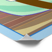 世界を旅する ポスター (角)