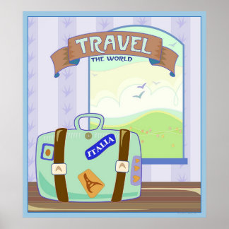 世界を旅する ポスター