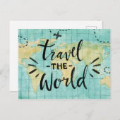 世界を旅する ポストカード (正面/裏面)