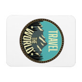 世界を旅する マグネット (横)