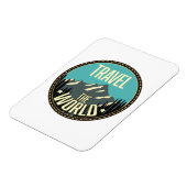 世界を旅する マグネット (左側)