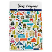 世界を旅する ミディアム ギフトバッグ (正面)