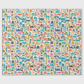 世界を旅する ラッピングペーパー (フラット)