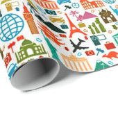 世界を旅する ラッピングペーパー (ロールコーナー)