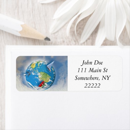 世界を旅する ラベル (インサイチュ)