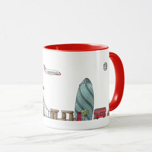 世界を旅する – 統一された王国 マグカップ (正面右)