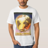 世界を旅する Tシャツ (正面)