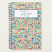 世界を旅すカスタムる プランナー手帳 (正面)