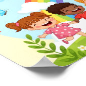 世界を明るくしてくれる 子供の日ポスター ポスター (角)