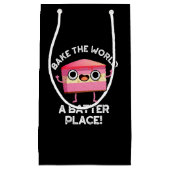 世界を焼くバッタープレイスケーキプンプンダークBG スモールペーパーバッグ (正面)