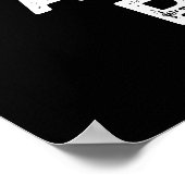 世界を焼くバッタープレイスケーキプンプンダークBG ポスター (角)