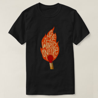 世界を燃やす Tシャツ
