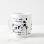 世界を特別にする人々 コーヒーマグカップ (正面左)