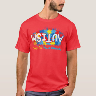 世界を異なる視点で見る自閉症意識 Tシャツ