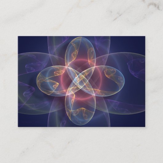 世界を癒す 名刺 (正面)