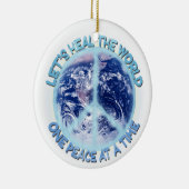 世界を癒そう セラミックオーナメント (右)