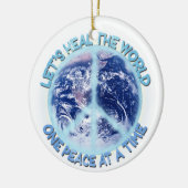 世界を癒そう セラミックオーナメント (左)