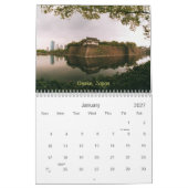 世界を発見するには12ヶ月 カレンダー (1月 2027)